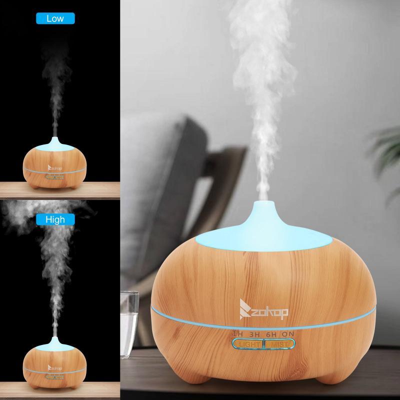 Colorful Light Remote Control 550ml Aroma Diffuser - LuxNovaHub 