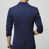 Men's Slim Fit Blazer - LuxNovaHub 