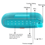 Wireless Bluetooth Speaker with Alarm Clock - LuxNovaHub 