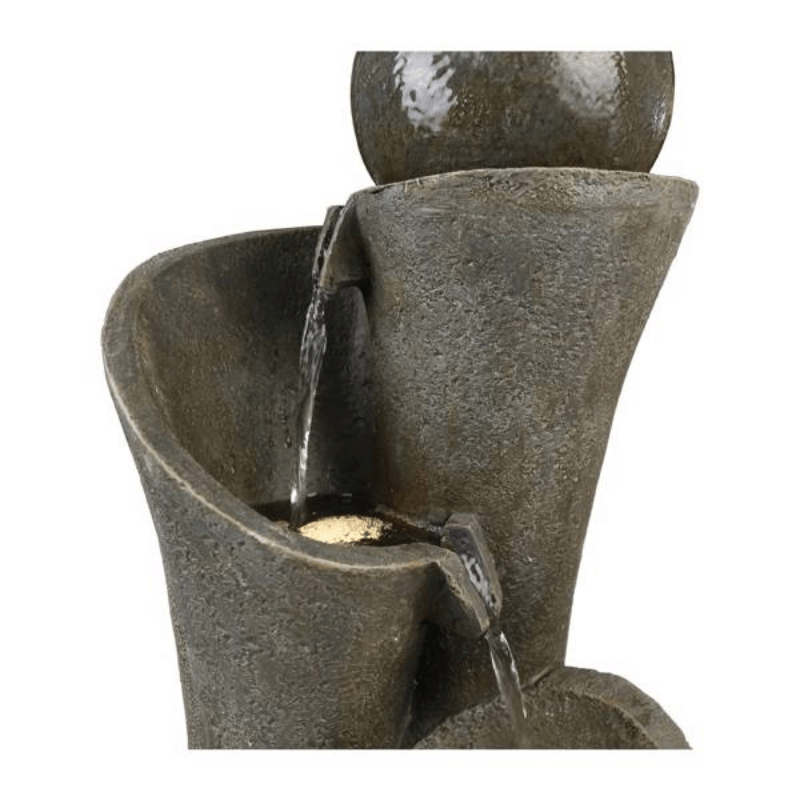 24inches Outdoor Waterfall Garden Fountain - LuxNovaHub 