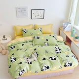 Max Panda Prints 100% Cotton Comforter Set - LuxNovaHub 