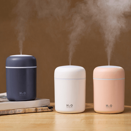 Portable Air Humidifier Aroma Essential Oil Diffuser for Car Home - LuxNovaHub 