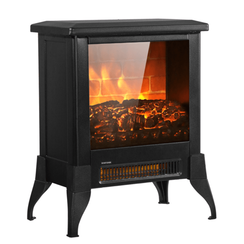 Freestanding Fireplace With Ntc - LuxNovaHub 