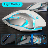 Wireless Silent LED Gaming Mouse - LuxNovaHub 