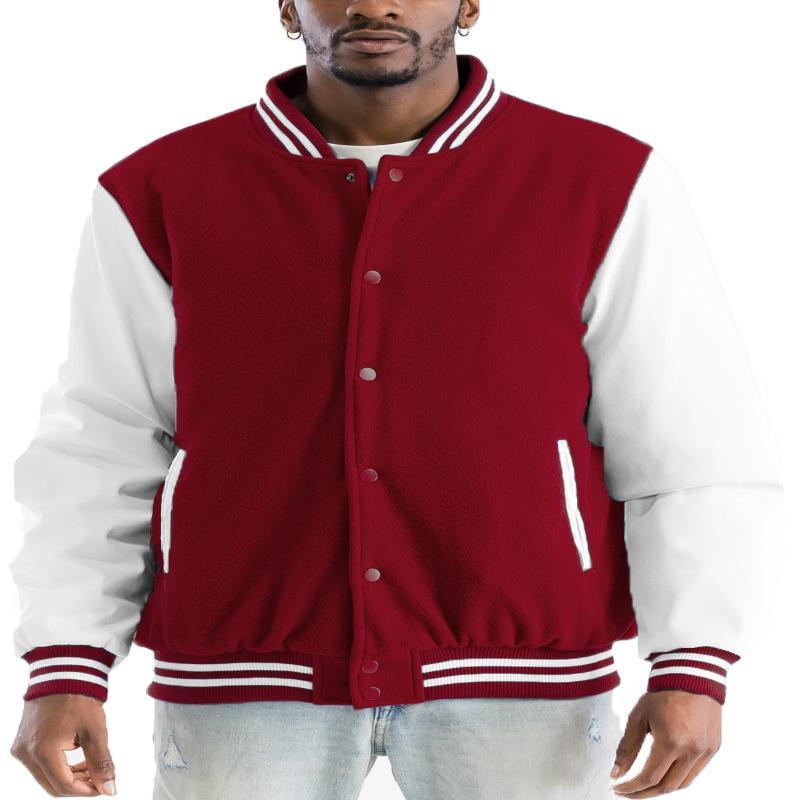 Melton Letterman Jacket - LuxNovaHub 