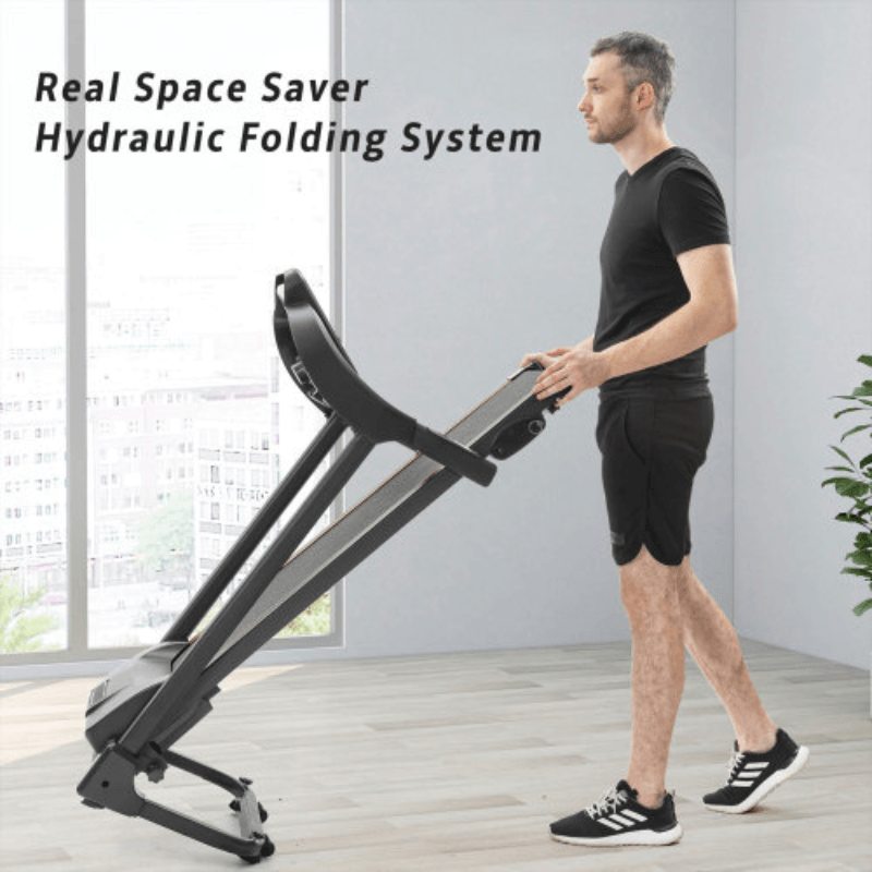 Compact Easy Folding Treadmill - LuxNovaHub 