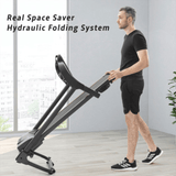 Compact Easy Folding Treadmill - LuxNovaHub 