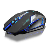 Wireless Silent LED Gaming Mouse - LuxNovaHub 