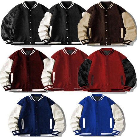 Melton Letterman Jacket - LuxNovaHub 