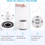 Air Filter Cleaner Air Purifiers for Home - LuxNovaHub 