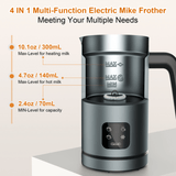 Automatic Hot and Cold Foam Maker Frother for Coffee - LuxNovaHub 