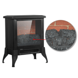 Freestanding Fireplace With Ntc - LuxNovaHub 