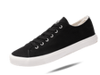 Retro Black/White Canvas Sneakers Unisex Size - LuxNovaHub 