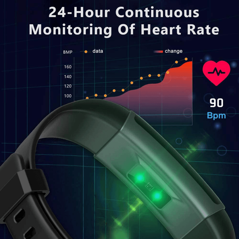 Smart sport bracelet with blood pressure - LuxNovaHub 