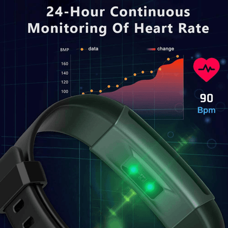 Smart sport bracelet with blood pressure - LuxNovaHub 