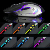 Wireless Silent LED Gaming Mouse - LuxNovaHub 