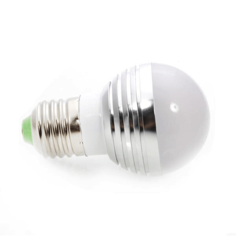 E27 3W LED RGB Light Bulb with Remote Control - LuxNovaHub 