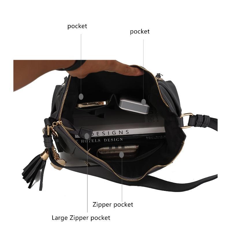 Ruby Vegan Leather Women Shoulder Bag - LuxNovaHub 