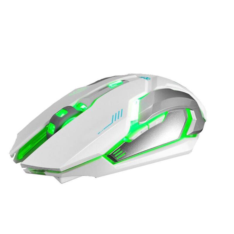 Wireless Silent LED Gaming Mouse - LuxNovaHub 