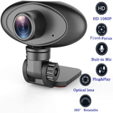 HD 1080P Webcam Noise Reducing USB - LuxNovaHub 