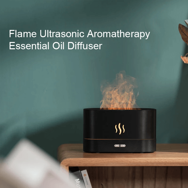 Aroma Diffuser Air Humidifier Flame - LuxNovaHub 