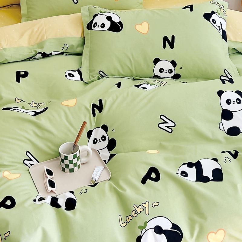 Max Panda Prints 100% Cotton Comforter Set - LuxNovaHub 