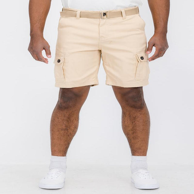 Belted Cargo Short - LuxNovaHub 