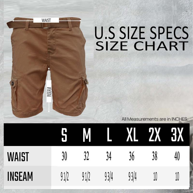 Belted Cargo Short - LuxNovaHub 