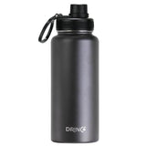 DRINCO® 32oz Stainless Steel Water Bottle - Black - LuxNovaHub 