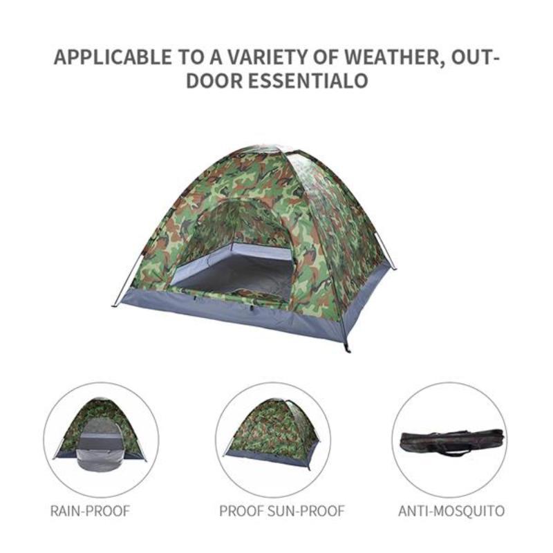 3-4 Person Camping Dome Tent Camouflage Tent - LuxNovaHub 