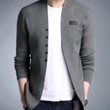 Men's Slim Fit Buttoned Cardigan - LuxNovaHub 