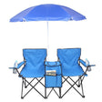 Portable Outdoor 2-Seat Folding Chair - LuxNovaHub 