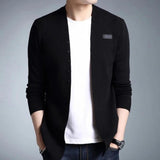 Men's Slim Fit Buttoned Cardigan - LuxNovaHub 