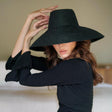 RIRI Jute Straw Hat, in Black - LuxNovaHub 