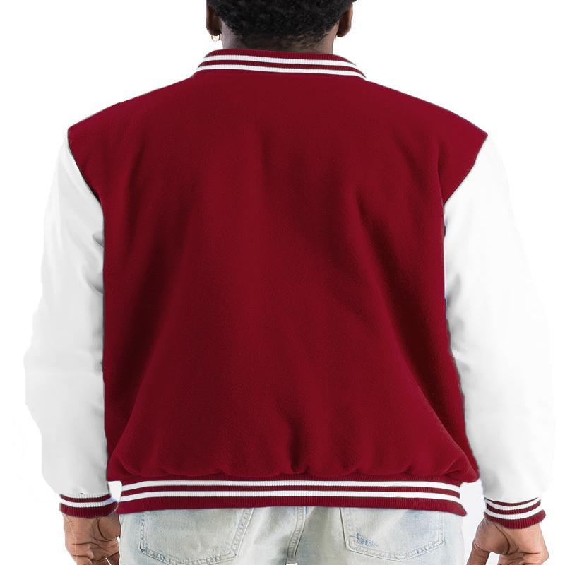 Melton Letterman Jacket - LuxNovaHub 