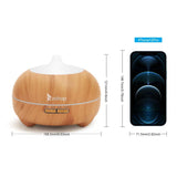 Colorful Light Remote Control 550ml Aroma Diffuser - LuxNovaHub 