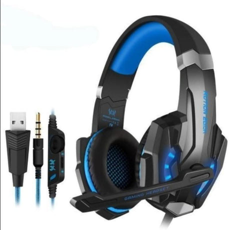 LED Gaming Headset with Microphone - LuxNovaHub 