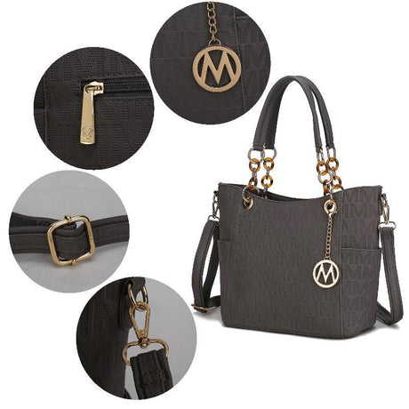 Rylee Tote Handbag Vegan Leather by Mia K - LuxNovaHub 