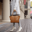 Ivy Vegan Leather Womens Tote Bag - LuxNovaHub 