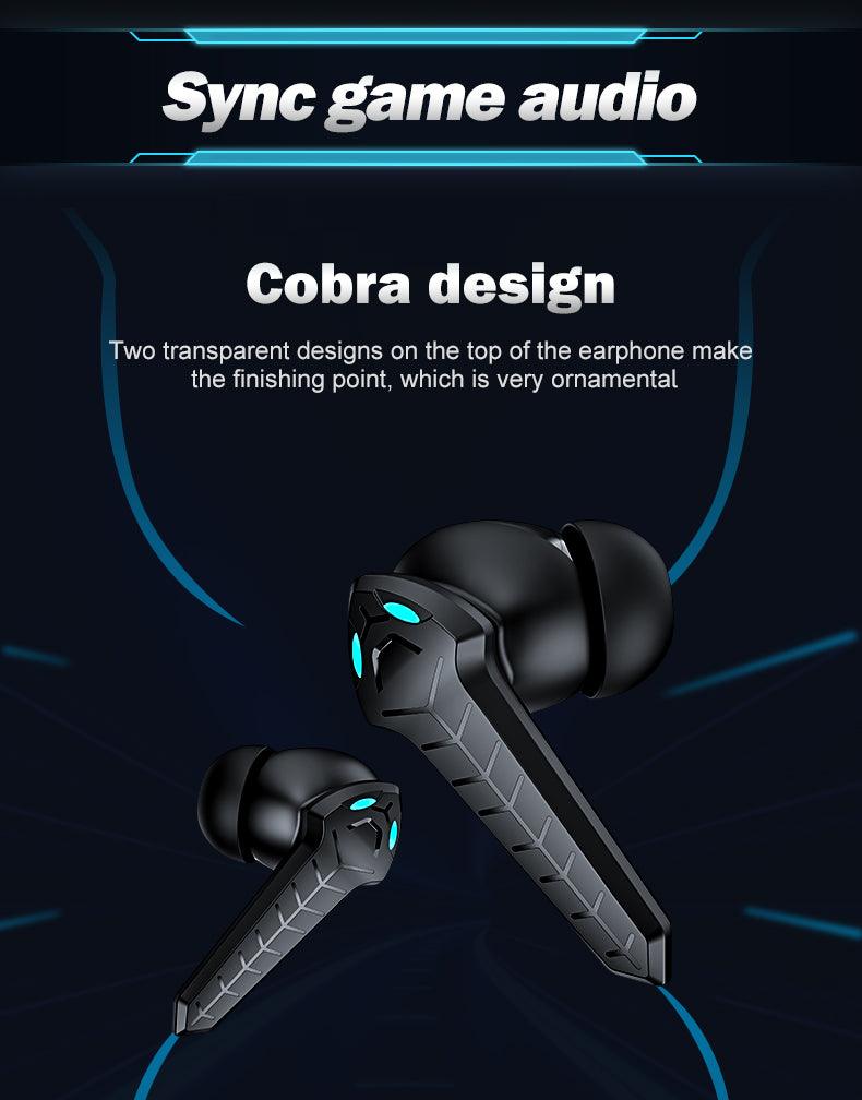 Wireless Gaming Headset TWS Bluetooth 5.1 Earbuds - LuxNovaHub 