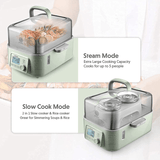 Electric Stew Pot All-in-One Intelligent Food Steamer - LuxNovaHub 