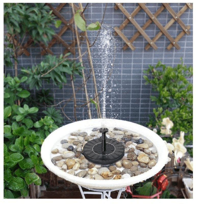 Solar Power Floating Fountain Garden Pool - LuxNovaHub 