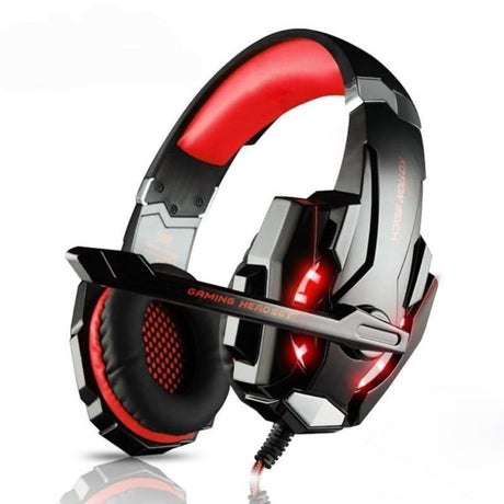 LED Gaming Headset with Microphone - LuxNovaHub 