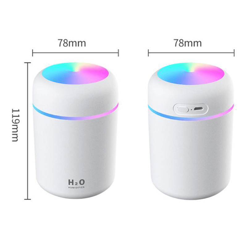 Portable Air Humidifier Aroma Essential Oil Diffuser for Car Home - LuxNovaHub 