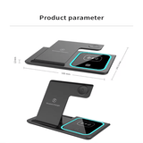 Foldable 3 In 1 Fast 15w QI Wireless Charging - LuxNovaHub 