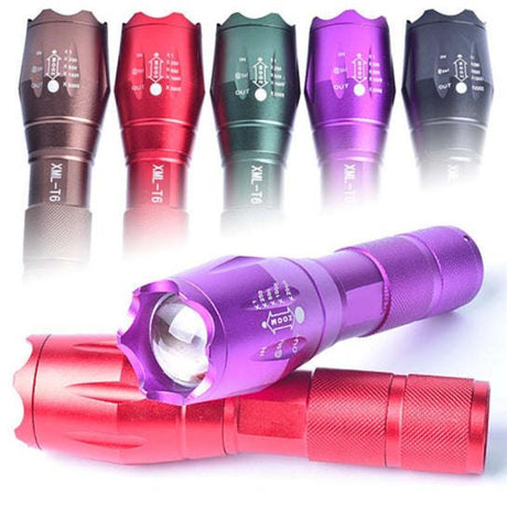 Focusing Flashlight In 5 Colors - LuxNovaHub 