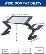 Adjustable Laptop Desk RAINBEAN Laptop - LuxNovaHub 