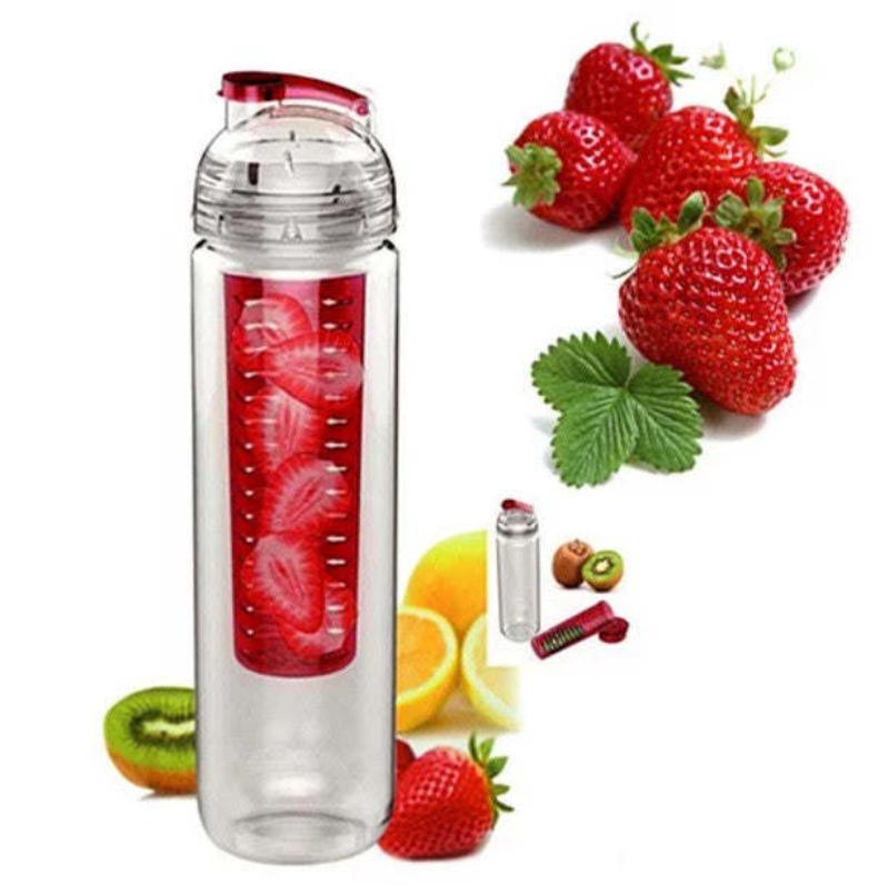 Fruitcola Dome Fruit Infuser Water Bottle - LuxNovaHub 