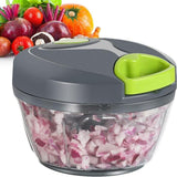 Hand Pull Chopper Vegetable Fruit Cutter - LuxNovaHub 