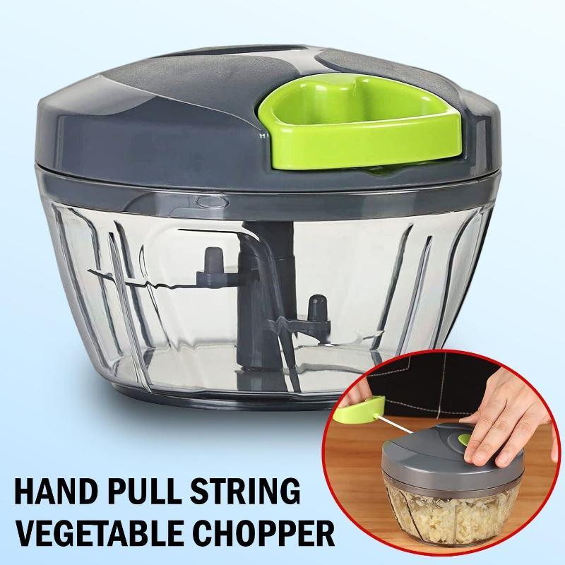 Hand Pull Chopper Vegetable Fruit Cutter - LuxNovaHub 